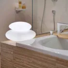 Gulvlampe til indendørs eller udendørs moderne naturligt design - Sassostar Viadurini