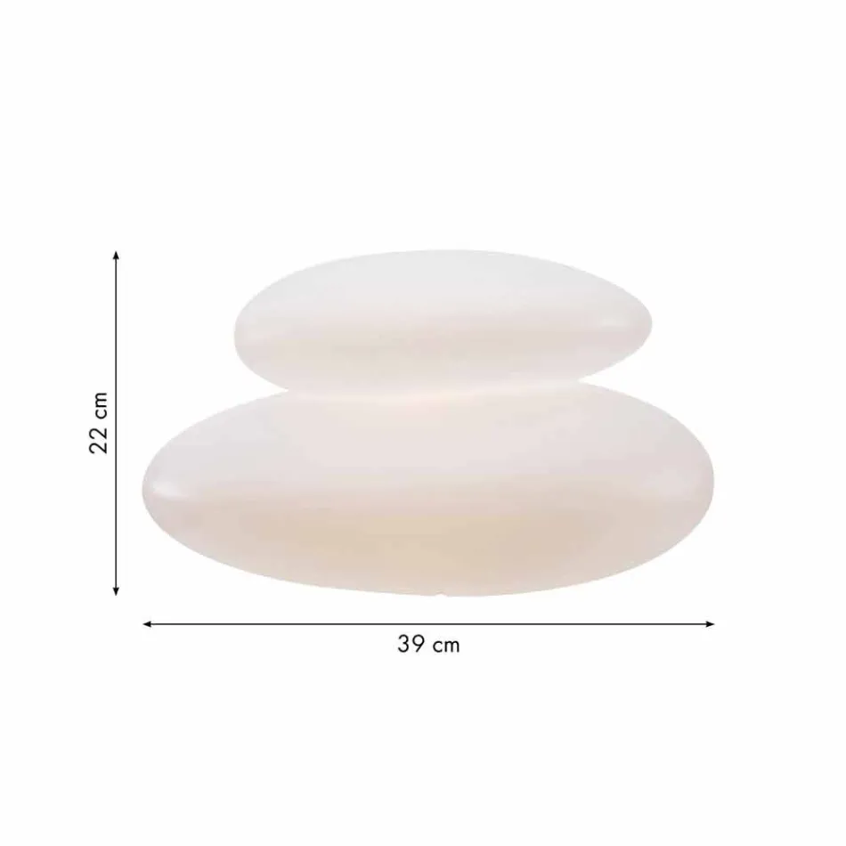 Gulvlampe til indendørs eller udendørs moderne naturligt design - Sassostar Viadurini