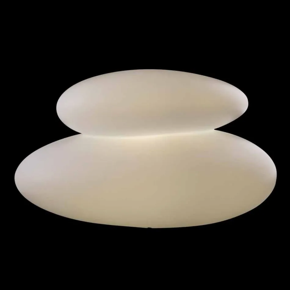 Gulvlampe til indendørs eller udendørs moderne naturligt design - Sassostar Viadurini