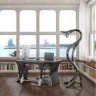 Moderne design gulvlampe Drago lavet i Italien Viadurini