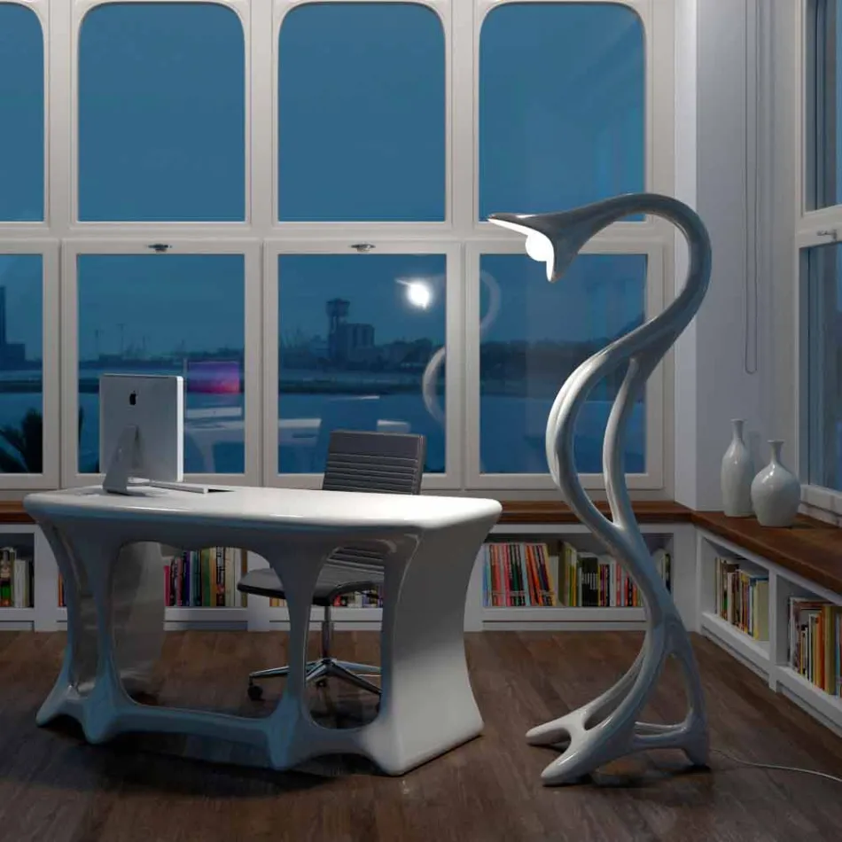 Moderne design gulvlampe Drago lavet i Italien Viadurini