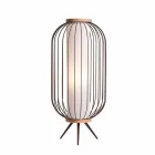 Gulvlampe moderne design i Ø37xh80 cm Fanny Steel Viadurini