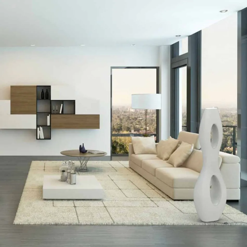 Moderne Design Infinity Floor Lamp Made in Italy Viadurini