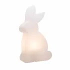 Design gulvlampe, hvid kanin til indendørs og udendørs - Conigliostar Viadurini