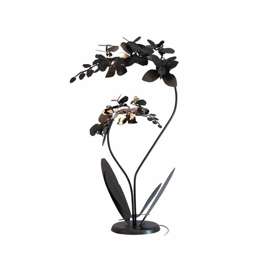 Modern design jerngulvslampe fremstillet i Italien - Amorpha Viadurini