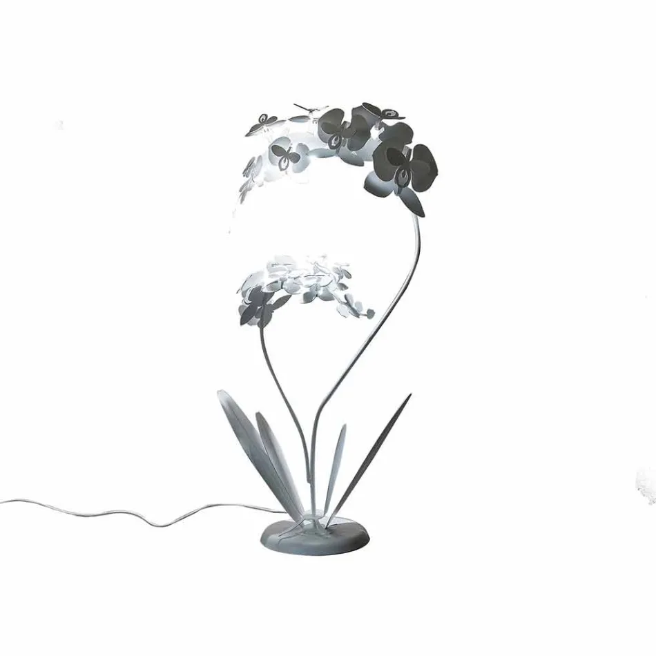 Modern design jerngulvslampe fremstillet i Italien - Amorpha Viadurini