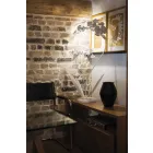 Moderne design jerngulvslampe fremstillet i Italien - Amorpha Viadurini