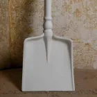 Udendørs gulvlampe i hvid teknopolymer design af 3 former - værktøj Viadurini