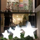 Hvid eller rød stjerne form gulvlampe, moderne design - Ringostar Viadurini