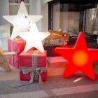 Hvid eller rød stjerne form gulvlampe, moderne design - Ringostar Viadurini