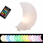 Moon Shape gulvlampe i plastik 2 størrelser moderne design - Lunastar Viadurini