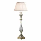 Træ gulvlampe produceret for hånd i Italien Rocco Viadurini