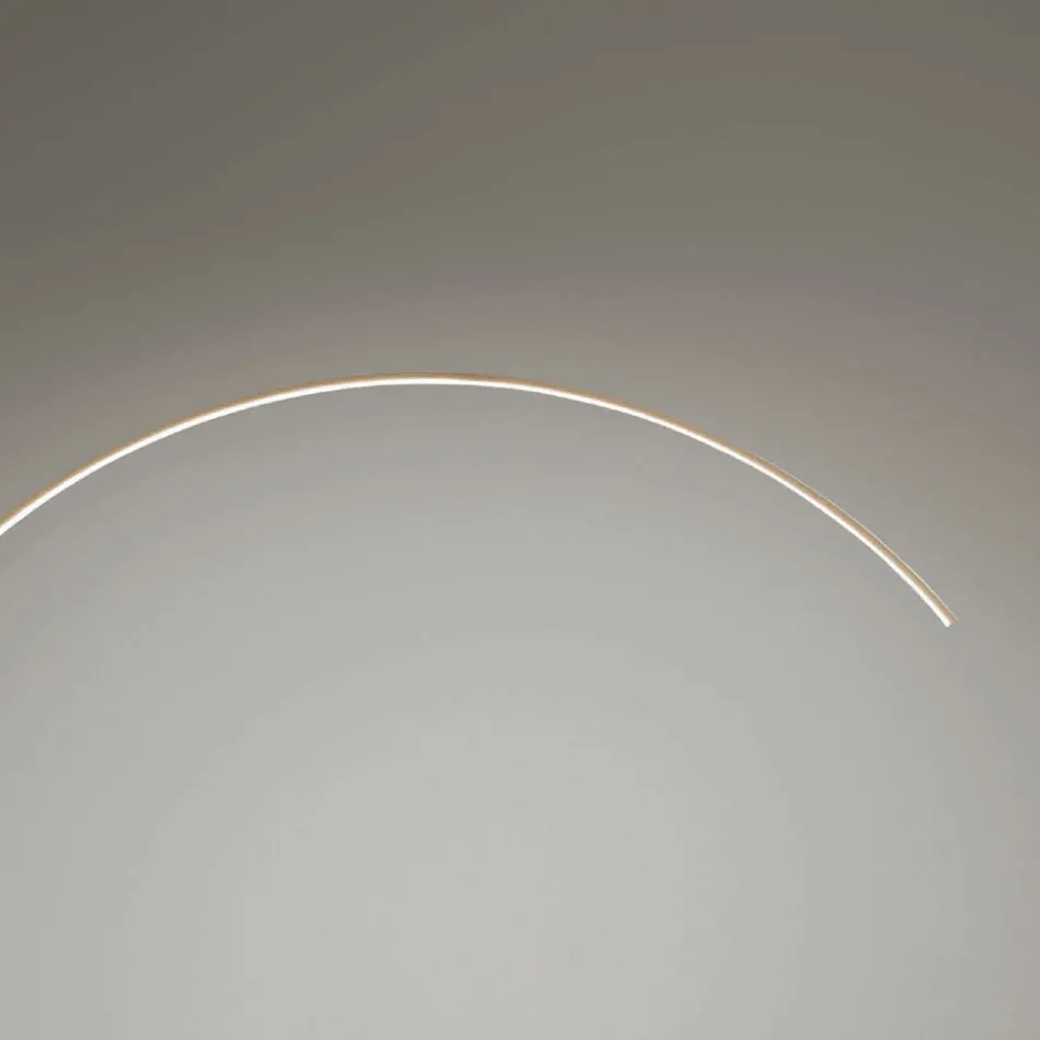 Gulvlampe i malet metal med dæmpbart LED lys - Eucalyptus Viadurini