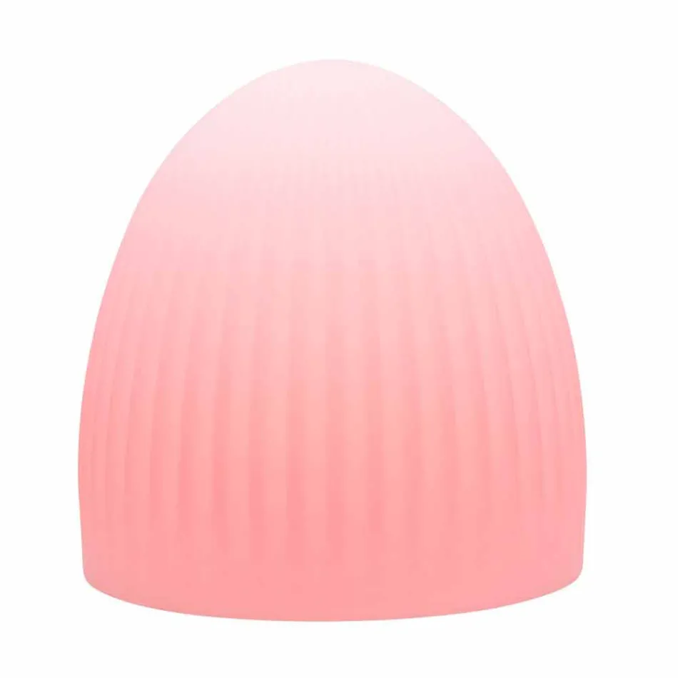 Gulvlampe i hvid plast med LED, Solar eller E27 Design - Massostar Viadurini