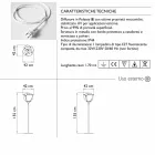 Flower Design plastik gulvlampe til udendørs - Baby Love af Myyour Viadurini