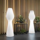 Gulvlampe i hvid polyethylen med LED Made in Italy - Reyes Viadurini