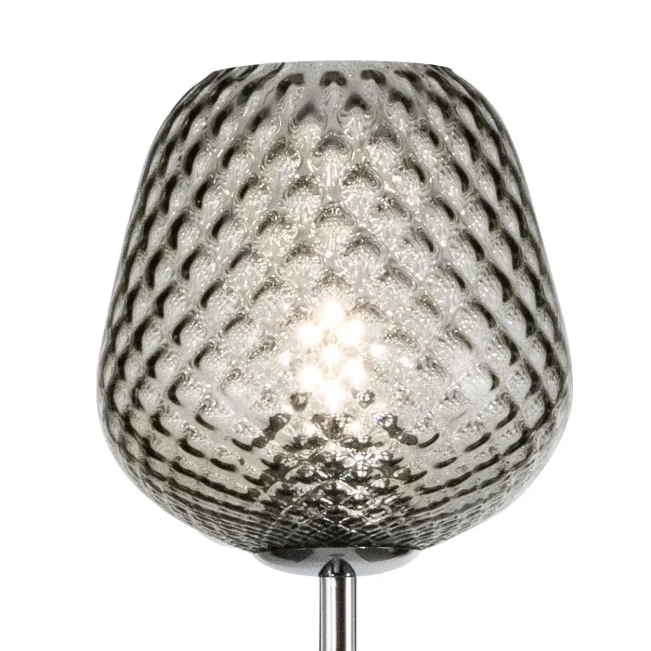 Gulvlampe i indkapslet eller transparent glas fremstillet i Italien - Elisia Viadurini