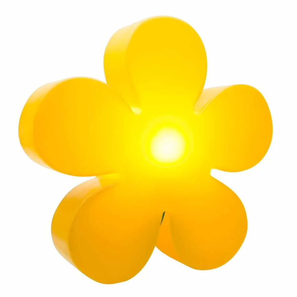 Gulv- eller bordlampe Moderne design med farvet blomst - Fiorestar Viadurini