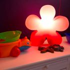 Gulv- eller bordlampe Moderne design med farvet blomst - Fiorestar Viadurini