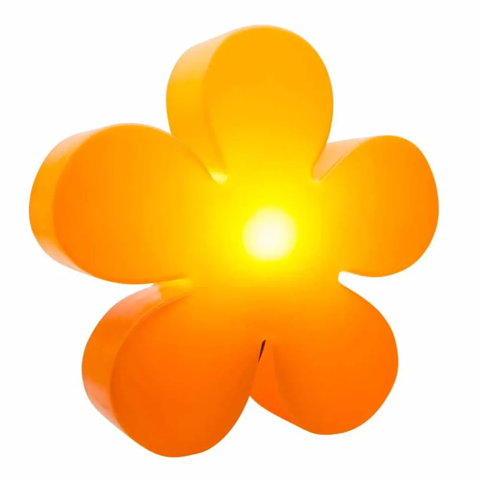 Gulv- eller bordlampe Moderne design med farvet blomst - Fiorestar Viadurini