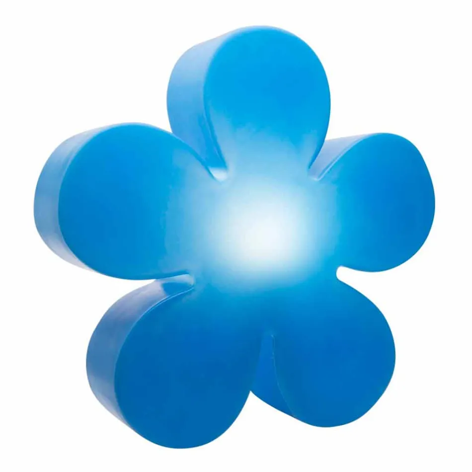 Gulv- eller bordlampe Moderne design med farvet blomst - Fiorestar Viadurini