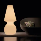 Alvarez udendørs gulvlampe med LED-lys i polyethylen, fremstillet i Italien Viadurini