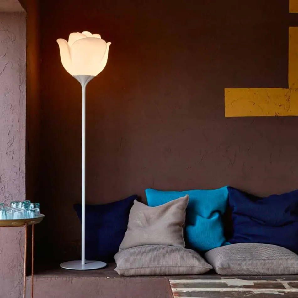 Plastic Flower Design Outdoor Floor Lamp - Baby Love fra Myyour Viadurini