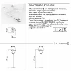 Plastic Flower Design Outdoor Floor Lamp - Baby Love fra Myyour Viadurini