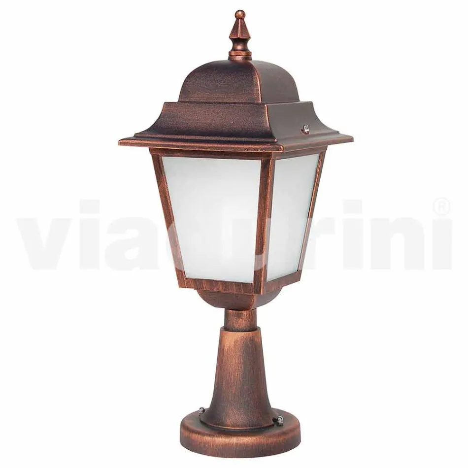 Aluminium udendørs gulvlampe lavet i Italien, Aquilina Viadurini