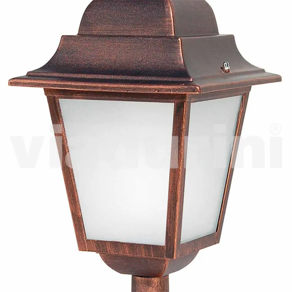 Aluminium udendørs gulvlampe lavet i Italien, Aquilina Viadurini