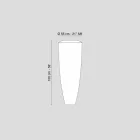 Gulvlampe Udendørs LDPE at designe Led Big Howitzer Viadurini