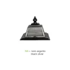 Vintage udendørs gulvlampe i aluminium Fremstillet i Italien - Doroty Viadurini