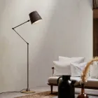 Reporter Il Fanale justerbar gulvlampe i industriel stil Viadurini