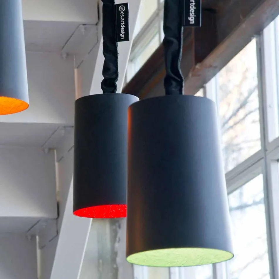 Vedhæng design lampe In-es.artdesign Paint Resin tavle Viadurini