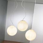 Suspension design lampe In-es.artdesign Tre Lune i nebulite Viadurini