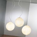 Suspension design lampe In-es.artdesign Tre Lune i nebulite