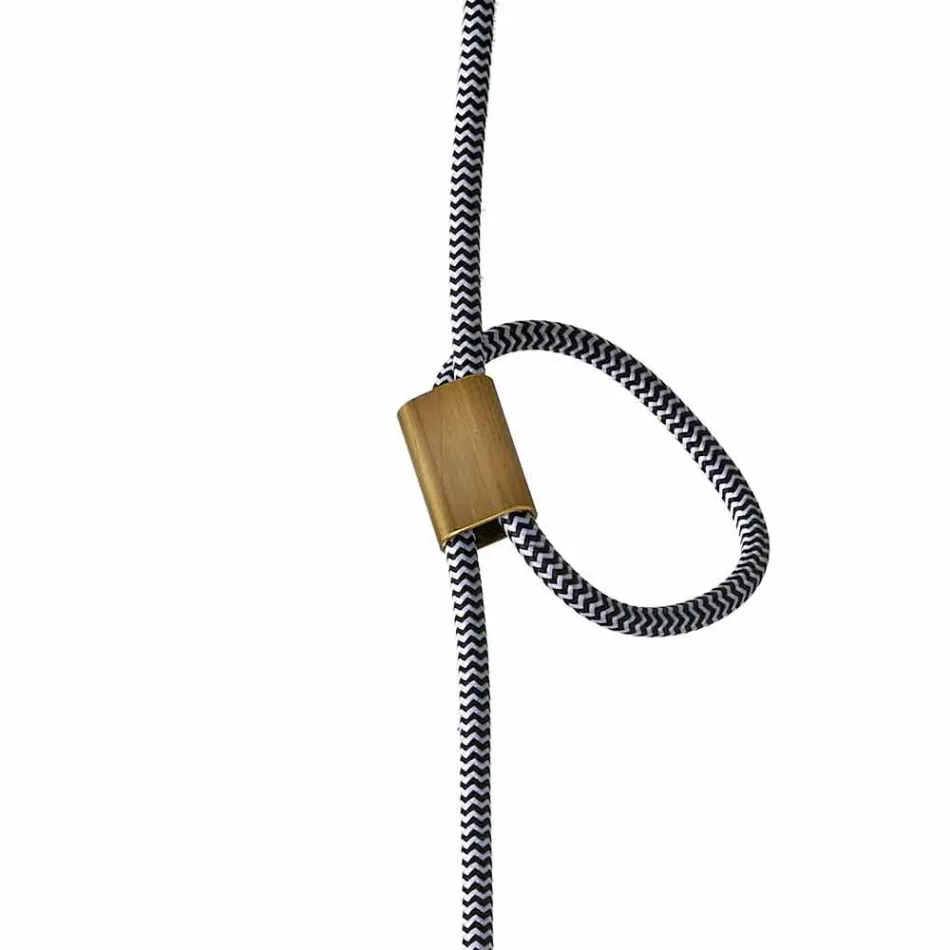 Suspension design lampe lavet af træ og keramik lavet i Italien Asien Viadurini