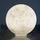 Borddesignlampe In-es.artdesign T.moon i hvid nebulit Viadurini