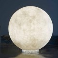 Borddesignlampe In-es.artdesign T.moon i hvid nebulit
