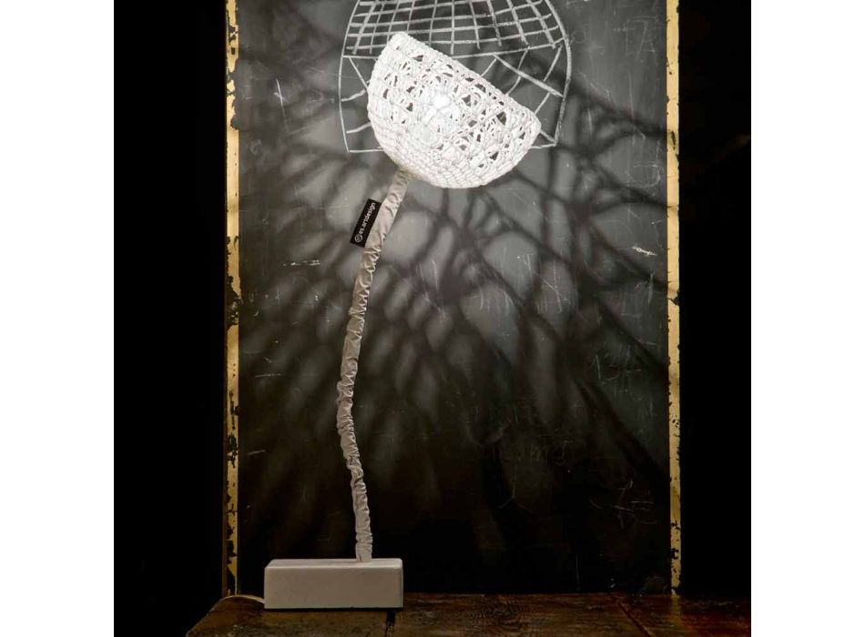 Borddesign lampe In-es.artdesign T2 tekstur fleksibel stilk Viadurini