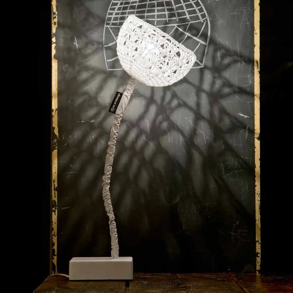 Borddesign lampe In-es.artdesign T2 tekstur fleksibel stilk Viadurini