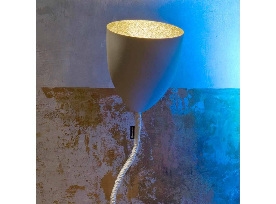 Design gulvlampe In-es.artdesign Blomst Malet beton Viadurini