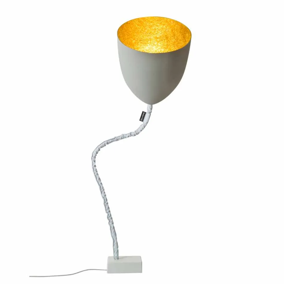 Design gulvlampe In-es.artdesign Blomst Malet beton Viadurini