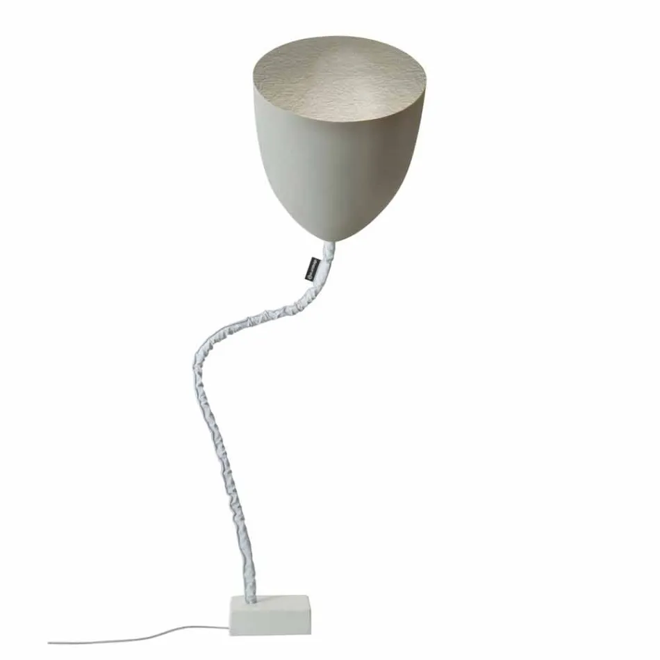 Design gulvlampe In-es.artdesign Blomst Malet beton Viadurini