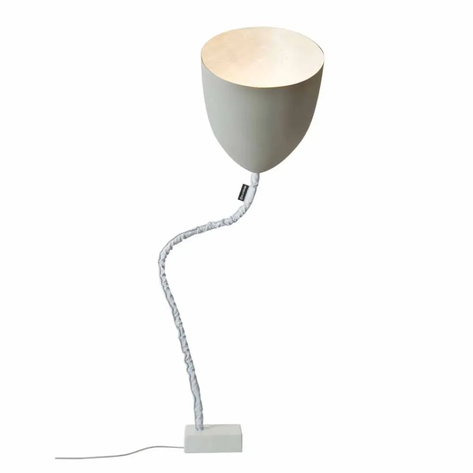 Design gulvlampe In-es.artdesign Blomst Malet beton Viadurini
