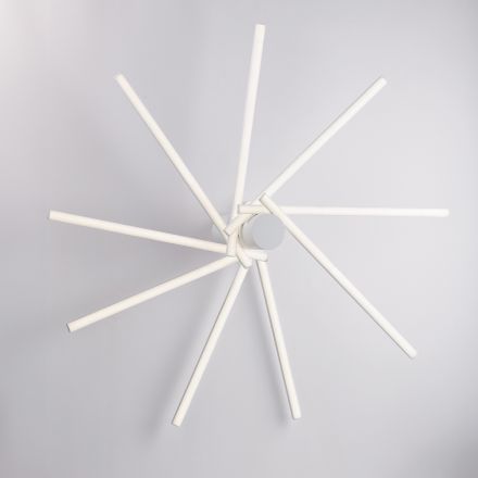 Designerlampe i glas og metal, fremstillet i Italien til stilfuld indretning - Idra Viadurini