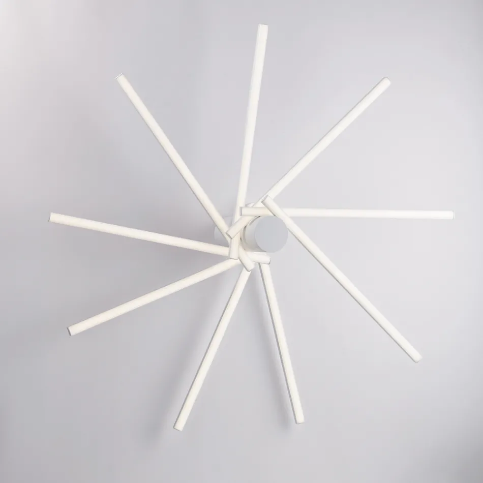 Designerlampe i glas og metal, fremstillet i Italien til stilfuld indretning - Idra Viadurini