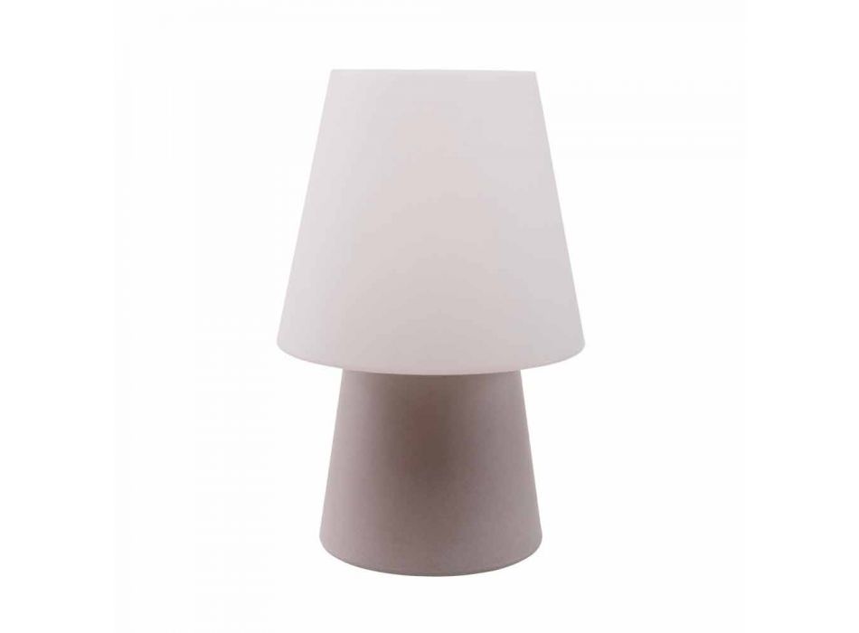 Moderne design lampe til indendørs eller udendørs i farvet plast - Fungostar Viadurini