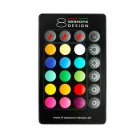 Moderne design lampe til indendørs eller udendørs i farvet plast - Fungostar Viadurini