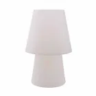 Moderne design lampe til indendørs eller udendørs i farvet plast - Fungostar Viadurini